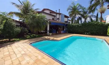 Sobrado com 5 quartos venda, 470 m² por r$ 1.900.000 - chácara areal - indaiatuba/sp