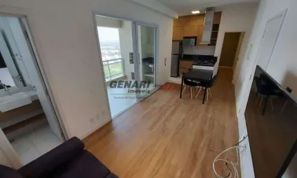 Apartamento com 1 dormitório para alugar, 55 m² por r$ 4.275,00/mês - vila homero - indaiatuba/sp