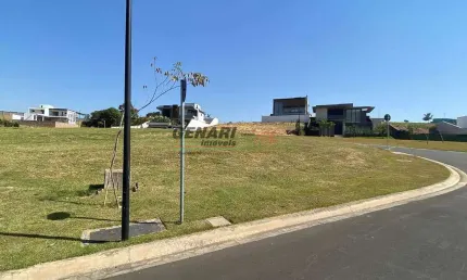 Terreno à venda, condomínio villa dos pinheiros, indaiatuba, sp