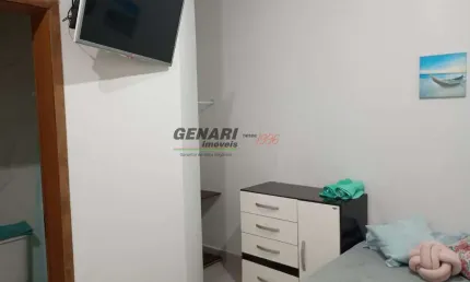 Kitnet mobiliada para locação, jardim hubert, indaiatuba, sp
