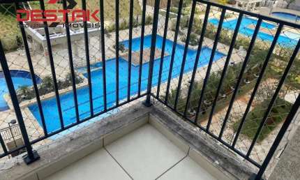 Apartamento A Venda No Flex I, Andar Alto e Linda Vista Para As Piscinas.