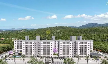 Apartamento com 56 m2 a 1500 m da Praia de Barra Velha.