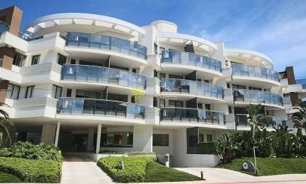 Apartamento com 3 dormitórios para temporada, 110 m² - Jurerê Internacional - Florianópolis/SC