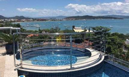 Lindo apartamento com vista mar, para venda e locação, Canajure, Florianópolis, SC