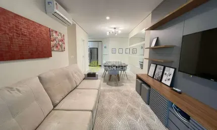 Excelente apartamento mobiliado para locação anual em jurere.