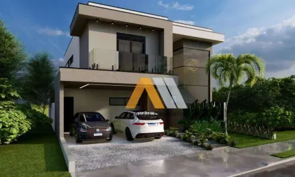 Casa com 5 dormitórios à venda, 300 m² por R$ 2.350.000 - Condomínio Residencial Giverny - Sorocaba/SP