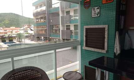 Apartamento 2 quartos semimobiliado à venda no Residencial Atlântico, na Praia de Palmas em Governador Celso Ramos - Santa Catarina