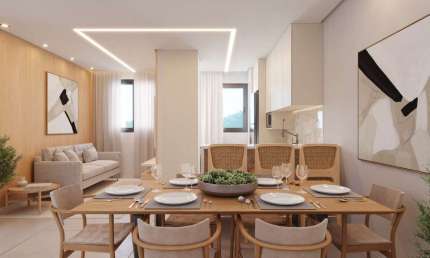 Apartamento 01 suite próximo ao mar na Praia de Palmas em Governador Celso Ramos - Santa Catarina.