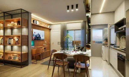 Apartamento novo nunca habitado com 1 dormitório à venda, 43 m² por R$ 380.000 - Vila Rosália - Guarulhos/SP