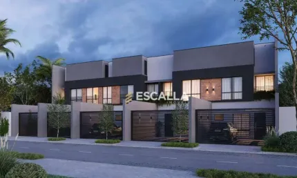 amplas casas duplex no coração do Anita Garibaldi com 01 suíte e mais 02 quartos