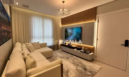 Edifício Schaffhausen , Apartamento decorado , no Bairro América em Joinville
