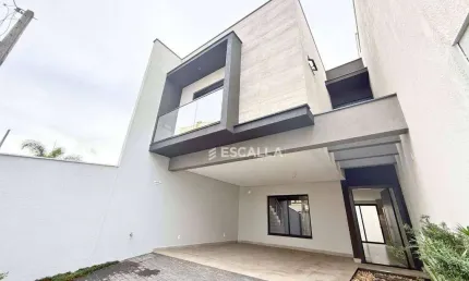 Sobrado de alto padrão à venda no Bairro América – Joinville | 3 suítes, área gourmet e 150m² privativos
