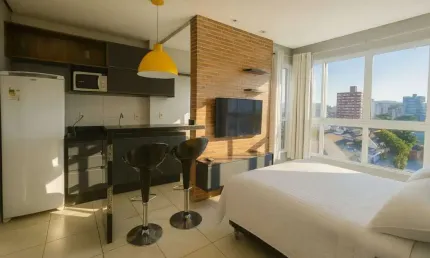 Studio mobiliado à venda no edifício central park em joinville – pronto para morar ou investir no bucarein