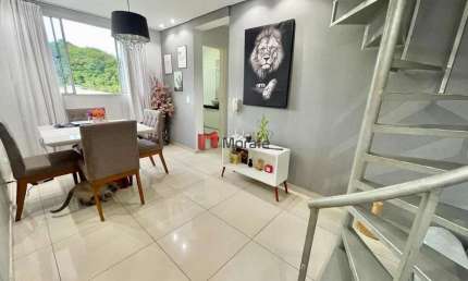 Cobertura com 2 quartos à venda no Arvoredo, Contagem  por R$ 360.000