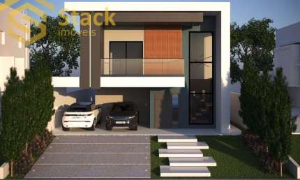 CASA EM CONSTRUÇÃO A VENDA COM 4 SUÍTES  E PISCINA NO CONDOMÍNIO PECAN EM ITUPEVA!