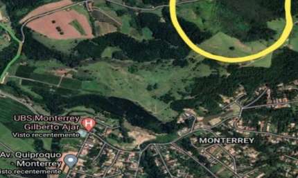 Sítio a venda em Louveira no bairro Monterrey com 180.000 m² de área com algumas nascentes e construções não habitáveis com possibilidade de construir