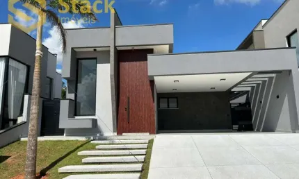 CASA TÉRREA COM 3 SUÍTES À VENDA  NO CONDOMÍNIO RESIDENCIAL PECAN TOWN E COUNTRY EM ITUPEVA!