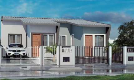Casa para Venda em Palhoça, Nova Palhoça, 2 dormitórios, 1 suíte, 2 banheiros, 2 vagas