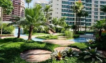 Barra Olimpica Rio 2 Verano sala varanda 2 quartos suite vaga piscina play