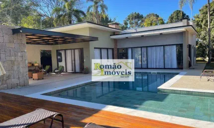 Casa alto padrão à venda no jardim cinco lagos de santa maria em mairiporã/sp
