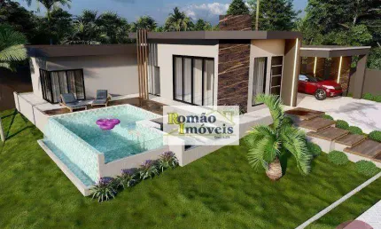 Casa Térrea com 03 Suítes à venda, 204 m² por R$ 1.900.000 - Condomínio Shambala III - Atibaia/SP