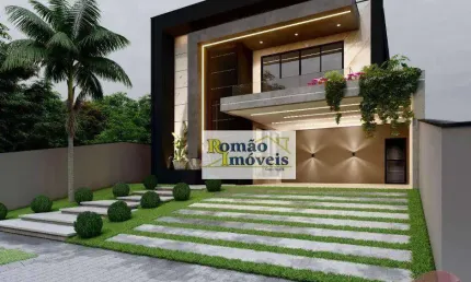 Casa com 5 dormitórios à venda, 307 m² por R$ 2.700.000,00 - Condomínio Figueira Garden - Atibaia/SP