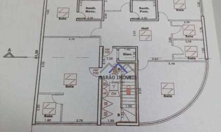 Prédio comercial, 1029m² de área construída, para locação