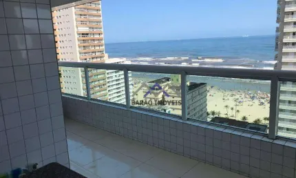 Belíssimo apartamento  à venda com 177,88 m² localizado no bairro da Aviação/Praia Grande/SP - Preço de oportunidade - Alto Padrão - Vista livre Mar