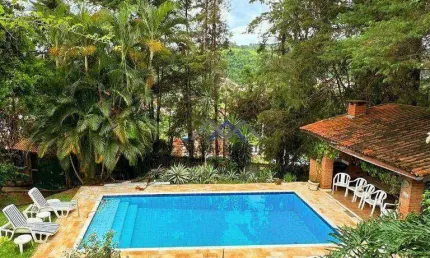 Chácara à venda em condomínio em Itatiba, com pomar, piscina, 6 quartos, 6 vagas.