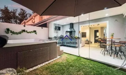 Casa em mobiliada em condomínio com 3 dormitórios à venda, 110 m² por r$ 1.075.000 - cidade nova - jundiaí/sp