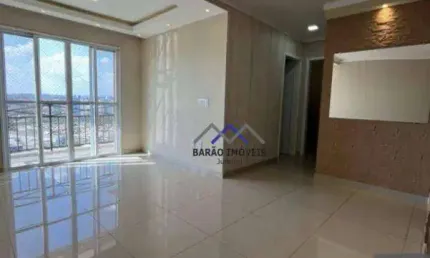 Apartamento de 54m² para locação no residencial imperator no bairro retiro em jundiaí/sp.