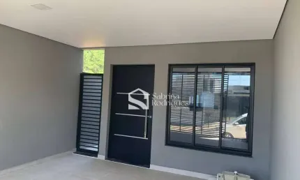 Casa Térrea em Bairro Aberto Jardim  Regente - Indaiatuba/SP