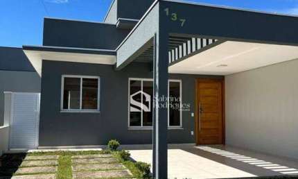 Casa com 3 dormitórios para alugar, 105 m² por R$ 5.522,98/mês - Jardim Park Real - Indaiatuba/SP