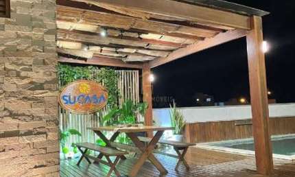 DUPLEX COM 04 SUÍTES A VENDA EM CONDOMÍNIO FECHADO À BEIRA MAR DE SÃO MIGUEL DO GOSTOSO