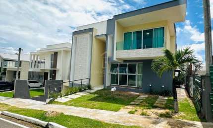 Casa em condomínio semi-mobiliada medindo 312 m², com 05 quartos ? Parque do Jiqui, Parnamirim/RN