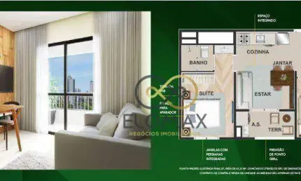 Apartamento com 2 dormitórios à venda, 46 m² por R$ 360.000,00 - Vila Rio de Janeiro - Guarulhos/SP