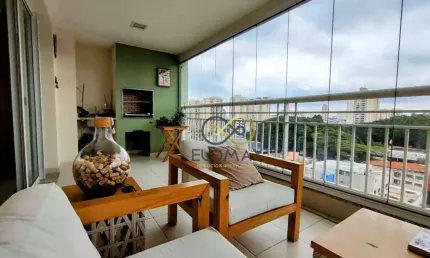 Apartamento no centro de Guarulhos com varanda gourmet e 2 vagas
