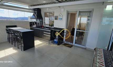 Cobertura Guarulhos com 3 quartos à venda, 120 m² por R$ 1.065.000 - Vila Augusta - Guarulhos/SP