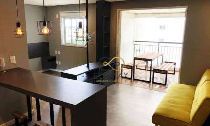 Studio Cidade Maia com 1 dormitório para alugar, 38 m² por R$ 3.700/mês - Jardim Flor da Montanha - Guarulhos/SP