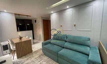 Apartamento Mobiliado com 2 dormitórios à venda, 40 m² por R$ 319.000 - São João - Guarulhos/SP
