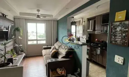 Apartamento com 2 dormitórios, 1 vaga à venda, 49 m² por r$ 307.000 - centro - guarulhos/sp