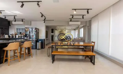 Apartamento cobertura duplex no Tatuapé com 4 quartos 2 suítes e 4 vagas de garagem - Varanda Gourmet