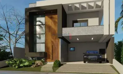 Casa em Condomínio à venda, 4 quartos, 3 suítes, 4 vagas, Loteamento Residencial Fazenda Casa Grande - Taubaté/SP