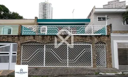 Casa à venda com 3 dormitórios, 3 suítes, e 4 vagas de garagem, Vila Gomes Cardim, São Paulo, SP