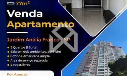 Apartamento à Venda, Jardim Anália Franco, São Paulo, SP