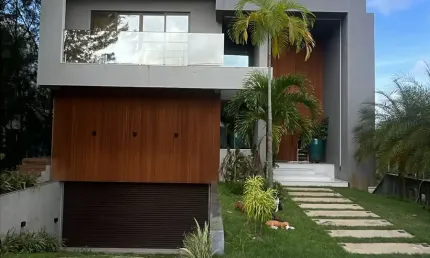 Casa luxuosa para alugar  em condomínio fechado no alphaville ii