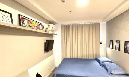 Excelente apartamento, 100% mobiliado studio com 1 quarto para locação - centro
