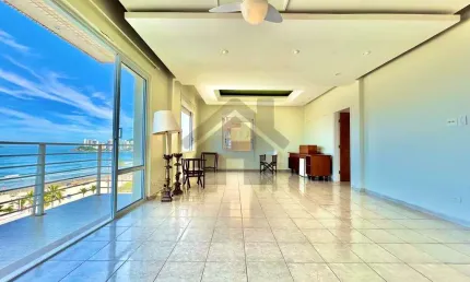 Apartamento vista mar à venda na pitangueiras no guarujá | frente mar