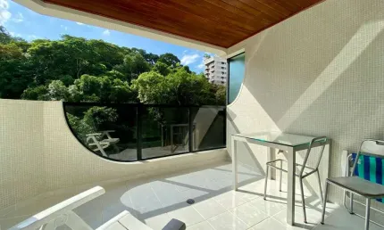 Apartamento à venda na pitangueiras no guarujá | piscina e churrasqueira