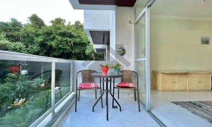Apartamento à venda na pitangueiras no guarujá | piscina e churrasqueira